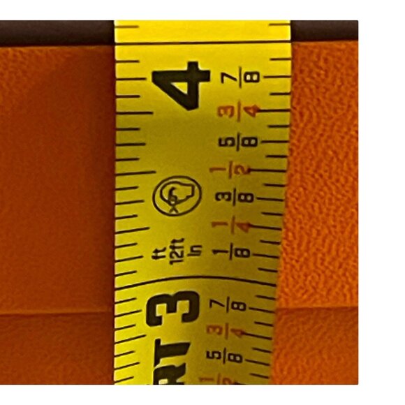 Authentic Hermes Paris Orange Empty Box Fits Chope Intervalle 8”x7”x4” Storage - Picture 7 of 8